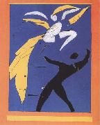 Henri Matisse Dancer Study for the Backdrop of the Ballet 'Strange Farandole' (mk35) oil painting reproduction